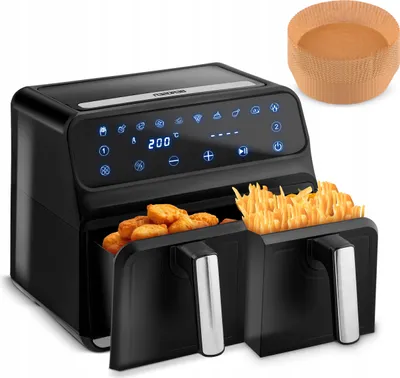 Produktbild von Fettfreie Friteuse Berdsen 1700W Doppelter Korb 5L Intuitive Bedienung