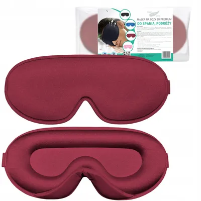 Zdjęcie produktu dla Opaska Na Oczy Do Spania 3D Maska Zaciemniająca Regulowana Jakość Premium