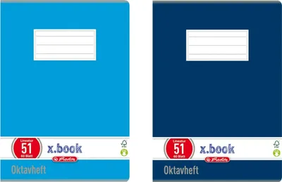 Produktbild von Oktavheft A6 60 Blatt linMix Packung mit 10 Stück