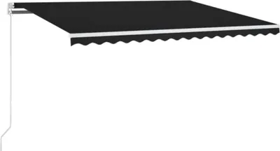 Produktbild von vidaXL Markise Manuell Einziehbar mit LED 400x300 cm Anthrazit