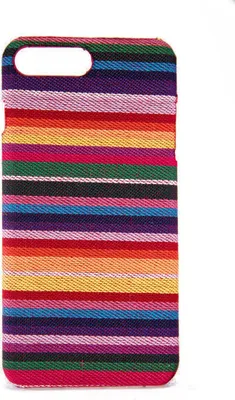 Produktbild von Handyhülle aus Stoff-Case für Apple iPhone 8 Plus Cover Etuis Bumper Schale Bunt