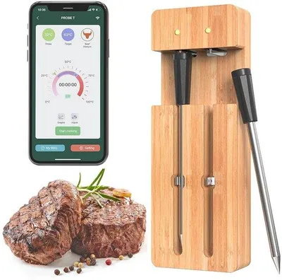 Immagine prodotto di Termometri elettrici per barbecue, Bluetooth, IPX7, impermeabili, termometri digitali per cottura