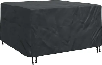 Zdjęcie produktu dla Pokrowiec na meble Gładki Czarny 150 x 150 x 75 cm 210D