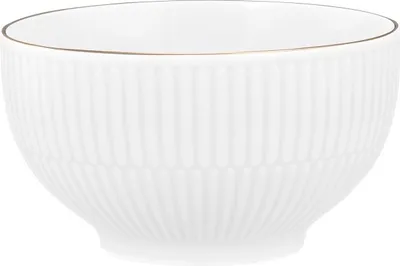 Produktbild von Seltmann Weiden Amina weiß/Goldrand Cappuccinoschale 11,5 cm /0,40 l