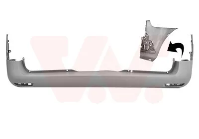 Produktbild von VAN WEZEL Heckstoßstange Stoßfänger Hinten passend für MERCEDES-BENZ VITO Kasten (W447) VITO Tourer (W447) VITO Mixto (W447)