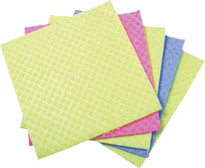Produktbild von Schwammtuch 26167 18x22cm farbig sortiert 5 Stück Packung mit 22 Stück