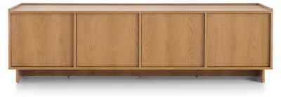 Produktbild von Masseno TV-Schrank ZENITH 195 cm Fernsehschrank mit 4 Türen TV-Lowboard für Wohnzimmer Modern 195x39x55 cm Braun