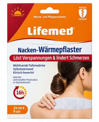 Produktbild von NACKEN WÄRMEPFLASTER 23x9cm 16-Stunden Schmerzpflaster Wärmekissen Wärmepad Pflaster 69