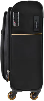 Produktbild von EXACOMPTA Reisetrolley EXACTIVE Polyester schwarz mit 4 Rollen und Teleskopgriff