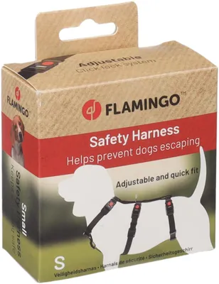 Produktbild von Hund Sicherheitsgeschirr Zera Schwarz S 35-50 cm
