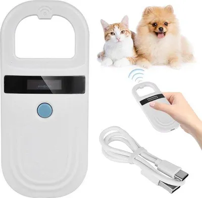 Image de Lecteur de puces électroniques pour chiens et chats, blanc