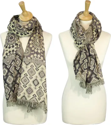 Produktbild von Sunsa  Damen/ Herren Schals, Winterschal Halstuch aus Baumwolle & Viskose , Uni Schals Tücher für Herbst/ Winter, Multifunktiontuch als Scarf /Schal oder Stola/Schultertuch