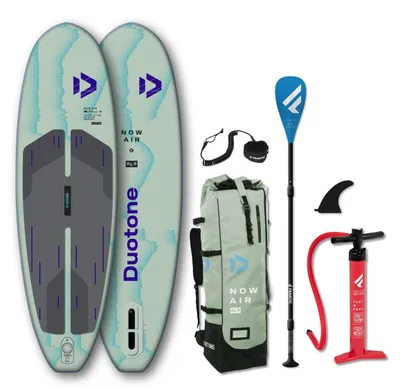 Produktbild von DUOTONE NOW AIR SLS Kids iSUP SUP Board ultraleicht 5kg 7'10 Allround Set