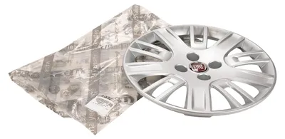 Image de Cache-jante, enjoliveur, 15 pouces, argent, pour Fiat Doblo à partir de 10/2007, référence 51850594