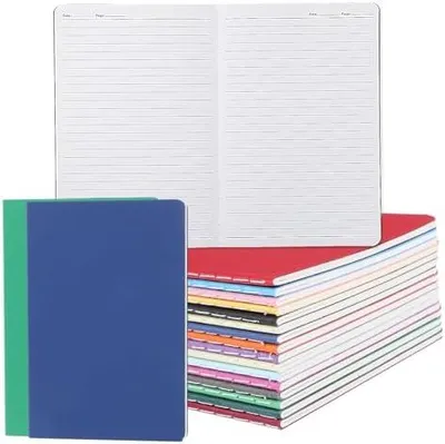 Produktbild von Notizbuch A5, 16 Stück A5 Heft Liniert Klein Notizblock Blanko 80g/? Pocket Notizbuch für Büro Schule Zuhause (16 Blatt/32 Seiten)