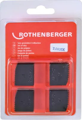 Produktbild von ROTHENBERGER 4x SC Schneidbacken BSPT R 1" - 070835X