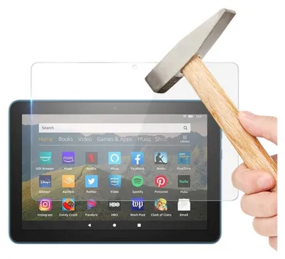 Image de 2x film transparent Protection d'écran pour Amazon HD8 et HD 8 Plus 8 pouces Film d'écran anti-rayures