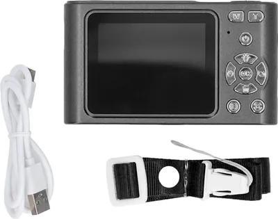 Produktbild von 48MP Digitalkamera 2,5K HD Dual 16x Zoom Auto Focus Smart Pocket Vlogging für Heimreiseschwarz