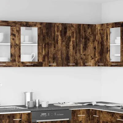 Obrázek produktu pro vidaXL Nástěnná skříňka Lyon kouřový dub 60x31x60 cm materiál na bázi dřeva