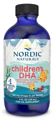 Productafbeelding van Nordic Naturals DHA voor kinderen, 530 mg omega-3, 119 ml