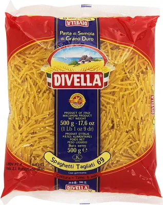 Produktbild von 10x Pasta Divella 100% Italienisch N°69 Spaghetti tagliati 500g