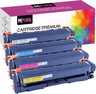 Produktbild von 4x Toner für HP 201X CF401X CF541 CMYK LaserJet Pro M252dw M270 Series
