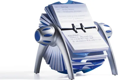 Produktbild von DURABLE Rotationskartei TELINDEX® FLIP VEGAS, 241623 silber