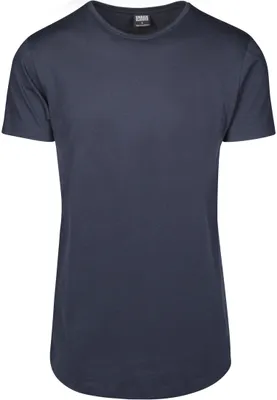 Produktbild von Urban Classics Herren Shaped Long Tee T-Shirt, Blau (navy), 2XL