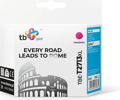 Produktbild von Tintenpatrone TB kompatibel zu Epson WF-3620 T2713 XL, , Magenta