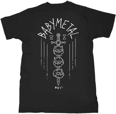 Zdjęcie produktu dla Babymetal - Skull Sword Uni  X-Large T-Shirt - czarny