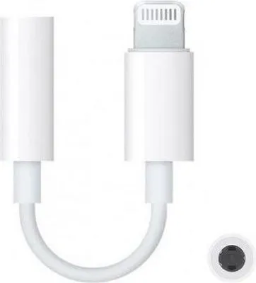Zdjęcie produktu dla CoreParts MSPP74280, Lightning, 3.5mm Audio, Biały