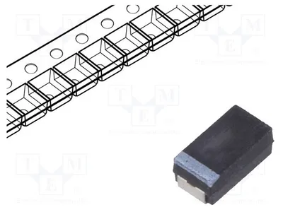 Obrázok produktu pre 5 kondenzátorov: Tantalový, 2312, 25 V DC, nízka hodnota ESR, 10 µF, obal: C, ESR: 450 mΩ, 593D106X9025C2TE