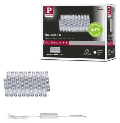 Produktbild von Paulmann MaxLED 500 LED Strip Neutralweiß Basisset