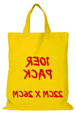 Produktbild von Apothekertasche - 10er Pack | Gelb | mit Zwei kurzen Henkeln | 22x26cm | Jutebeutel | Einkaufstasche | unbedruckt