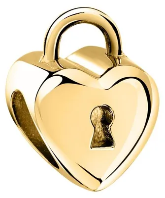 Immagine prodotto di Perla a goccia con cuore placcato oro SCZ1361