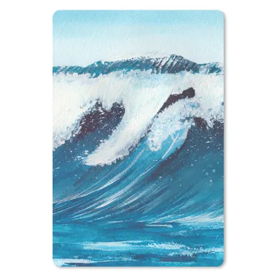 Produktbild von MuchoWow® Mauspad Mousepad Meer - Golf - Aquarell 18x27 cm - Mousepads - Maus Mat - Pad - Mausunterlage