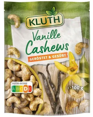 Produktbild von Kluth Vanille Cashews geröstet & gesüßt 100g