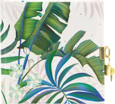 Immagine prodotto di Diario Goldbuch Tropical White 16,5x16,5 cm, 96 pagine bianche