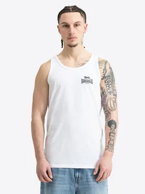 Image de Débardeur pour homme, coupe ajustée, DOLTON, blanc/noir, S, Lonsdale