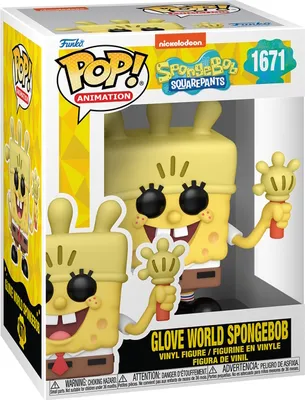 Produktbild von SpongeBop Squarepants - Glove World Spongebob 1671 - Funko Pop! Vinyl Figur