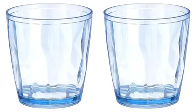 Zdjęcie produktu dla Zestaw 2 wytrzymałych, plastikowych kubków do picia, pojemność 200 ml