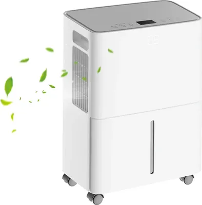 Produktbild von Luftentfeuchter 1600 ml - Tragbarer Luftentfeuchter für Zuhause - Sehr leise ≤10 dB - Feuchtigkeitsabsorber für Keller Bad Kleiderschrank - 220V EU-Stecker