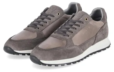 Zdjęcie produktu dla Męskie, niskie sneakersy Bullboxer, kolor: szary, materiał: skóra, rozmiar: 44