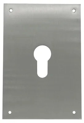 Image de Plaque Entrée Clé Poire Plp13 Acier Inox, Finition Brossée, Forme Poire - Micel