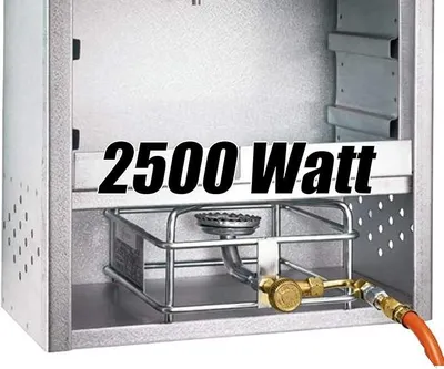 Produktbild von Gasheizung Gasbrenner für Räucherofen 2,5 kW Heizung Räucherschrank Räucherheizung 2500W
