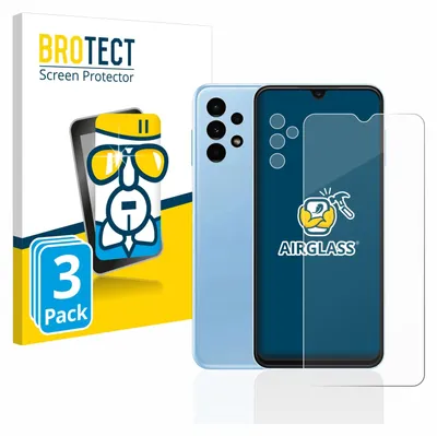 Produktbild von 3x BROTECT Schutzglas für Samsung Galaxy A13 (Display+Kamera) Schutzfolie Panzer Folie Glas Display Schutz klar