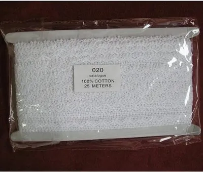 Zdjęcie produktu dla Koronka Bawełniana C - 020 (25 Mb ) Biała