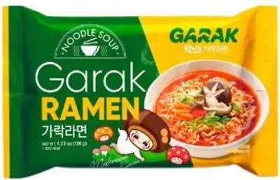 Produktbild von Garak Ramen Nudeln Pilzgeschmack 120g