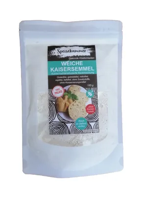 Produktbild von Speisekammer Kaisersemmel Glutenfreies Brötchen Backmischung 185g / glutenfrei / paleo / ohne Zuckerzusatz / getreidefrei