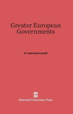 Produktbild von Greater European Governments